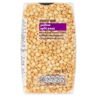 Tesco Whole Foods Hrách žlutý loupaný půlený 500g