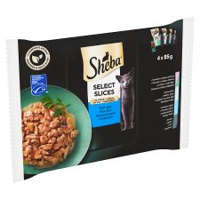 Sheba Select Slices Fish Selection in Juice 4 x 85g (340g)