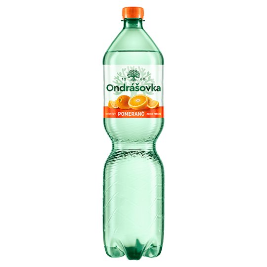 Ondrášovka Jemně perlivá minerální voda s příchutí pomeranč 1,5l