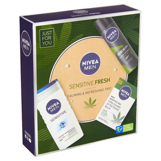 Nivea Men Sensitive Fresh Balm Hemp Gift Set
