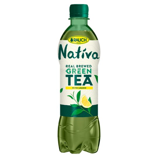 Rauch Nativa Zelený čaj s citrónem 0,5l