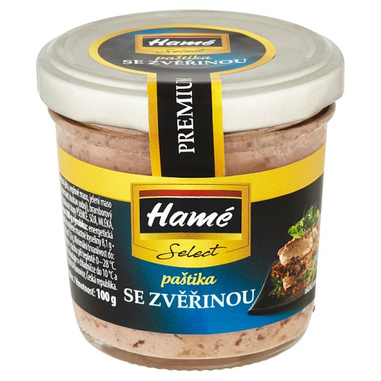 Hamé Select Paštika se zvěřinou 100g