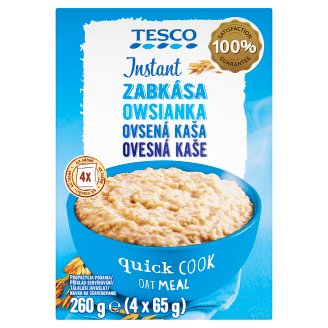 Tesco Instant ovesná kaše 4 x 65g