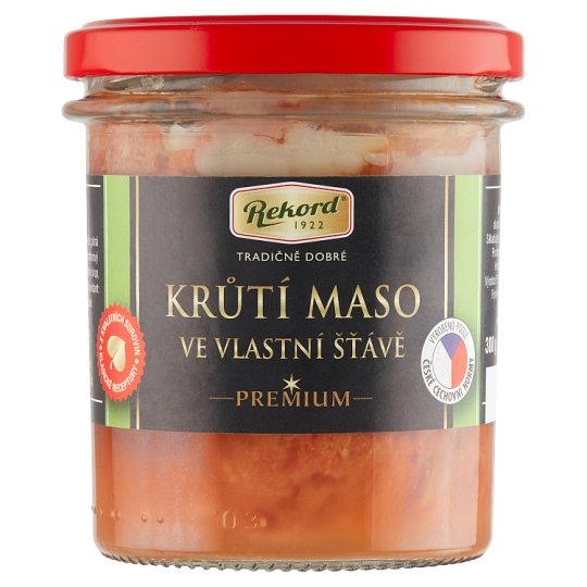 Rekord Premium Krůtí maso ve vlastní šťávě 300g