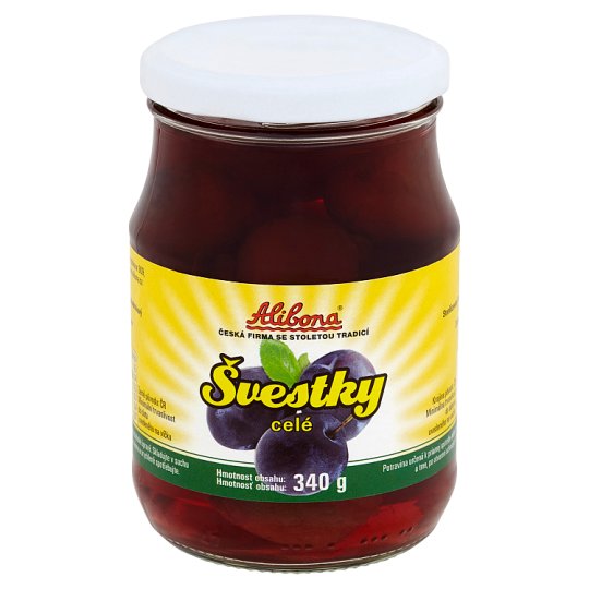 Alibona Plums Whole 340g