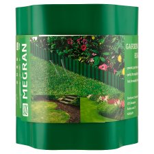 Megran Wavy Lawn Edging Green Roll 15 cm x 9 m