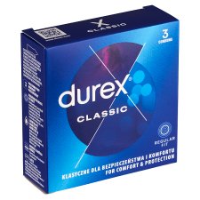 Durex Classic Condoms 3 pcs