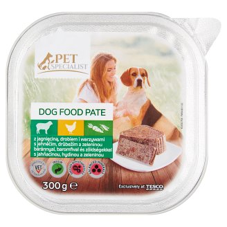 Tesco Pet Specialist Paštika s jehněčím, drůbežím a zeleninou 300g
