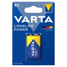 VARTA Longlife Power 9V Alkaline Battery 1 pc