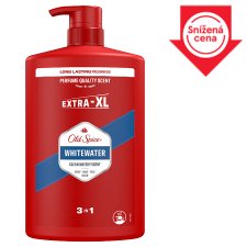 Old Spice Whitewater Shower Gel & Shampoo For Men 1000 ml, 3-in-1, Long-lasting Fresh