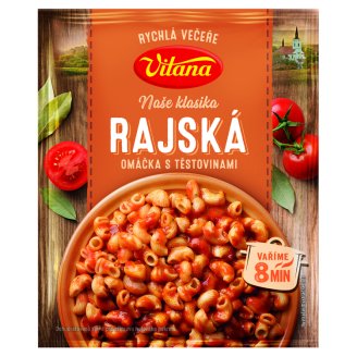 Vitana Máme chuť na... Rajská omáčka s masovými kuličkami a těstovinami 159g