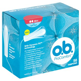 O.B. ProComfort Mini tampony 56 ks