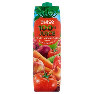 Tesco 100% ovocno-zeleninová šťáva 1l