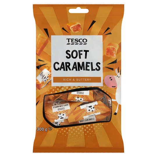 Tesco Soft Caramels 300g Tesco Groceries 