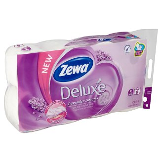 Zewa Deluxe Lavender Dreams toaletní papír 8 rolí