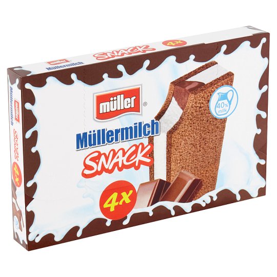 Müller Müllermilch Snack s příchutí čokolády 4 x 29g