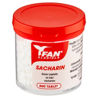 FAN Sladidla Sacharin stolní sladidlo 800 tablet 50g