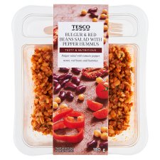 Tesco Bulgur & Red Beans Salad with Pepper Hummus 180g