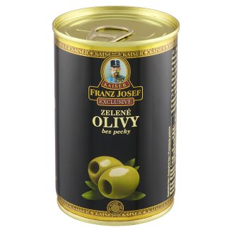Kaiser Franz Josef Zelené olivy bez pecky ve slaném nálevu 300g