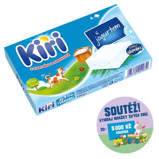 Kiri Tavený sýr z tvarohu a smetany s jogurtem 100g