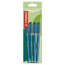 Stabilo Excel F Blue Ball Pen 4 pcs