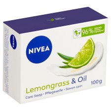 Nivea Lemongrass & Oil Pečující krémové mýdlo 100g