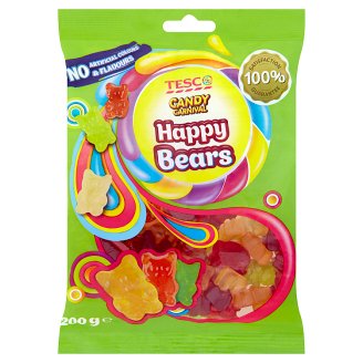 Tesco Candy Carnival Happy Bears želé s ovocnou příchutí 200g