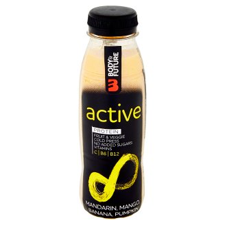 Body&Future Active mandarinka, mango, banán, dýně, protein 330ml