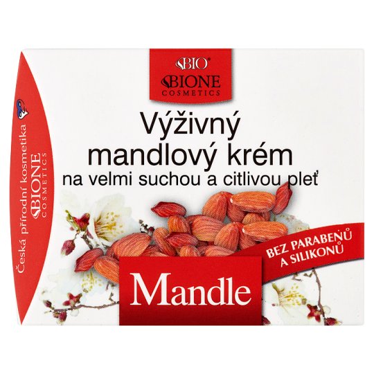 Bione Cosmetics Bio Mandle výživný mandlový krém na velmi suchou a citlivou pleť 51ml