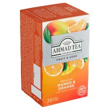 Ahmad Tea Ovocno-bylinná směs pro přípravu výluhu mango a pomeranč 20 x 2g (40g)