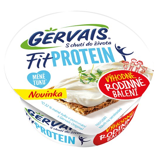 Gervais Fit protein čerstvý tvarohový sýr termizovaný 190g
