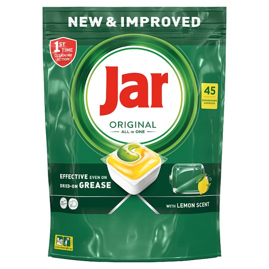 Fairy Original All In One Dishwasher Tablets Lemon, 45 Tablets Tesco