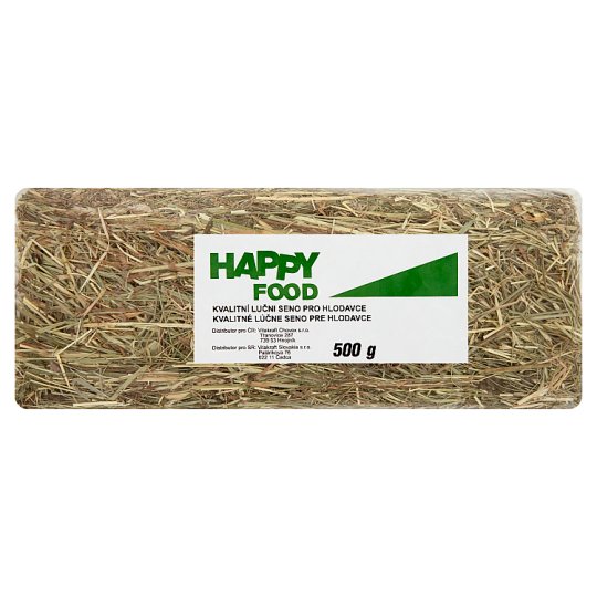 Happy Food Kvalitní luční seno pro hlodavce 500g
