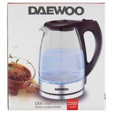 Daewoo Glass Cordless Kettle DEK-1413