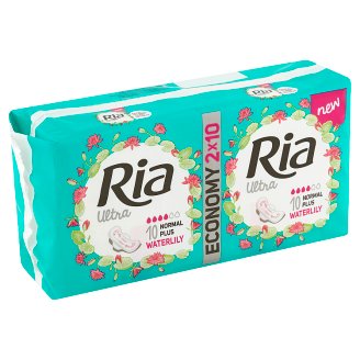 Ria Ultra Silk Normal Plus Deo vložky 2 x 10 ks