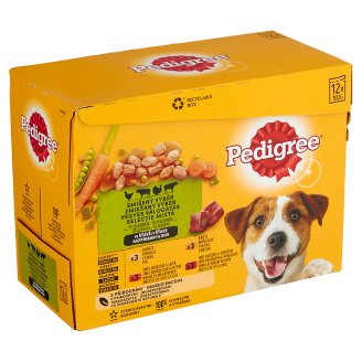 Pedigree Kompletní krmivo pro dospělé psy 12 x 100g