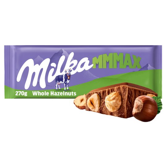 Milka Mmmax Whole Hazelnuts 270g Tesco Groceries