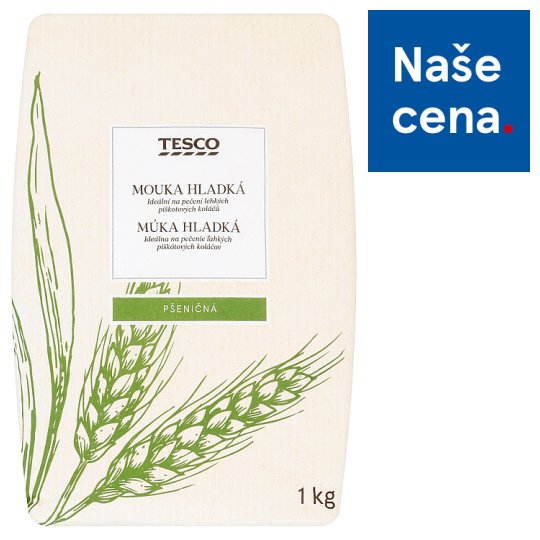 Tesco Mouka hladká pšeničná 1kg