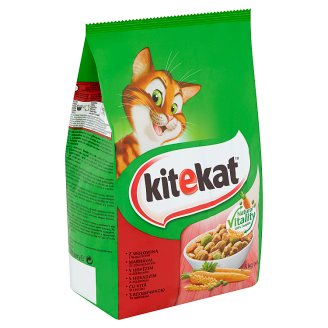 Kitekat S hovězím masem a zeleninou kompletní krmivo pro dospělé kočky 1,8kg