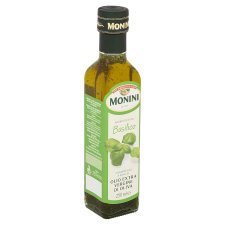 Monini Dresink s extra panenským olivovým olejem a bazalkou 250ml