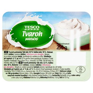 Tesco Tvaroh polotučný 250g