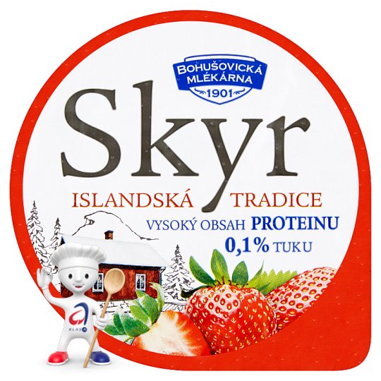 Bohušovická mlékárna Skyr Strawberry 140g