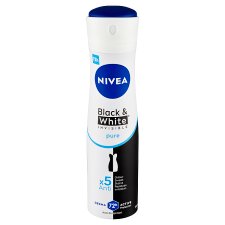 Nivea Black & White Invisible Pure Antiperspirant Spray 150ml