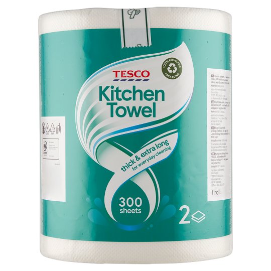 Tesco Kitchen Towel 2 Ply 1 Roll Tesco Groceries