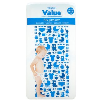 Tesco Value Plenky junior 56 ks