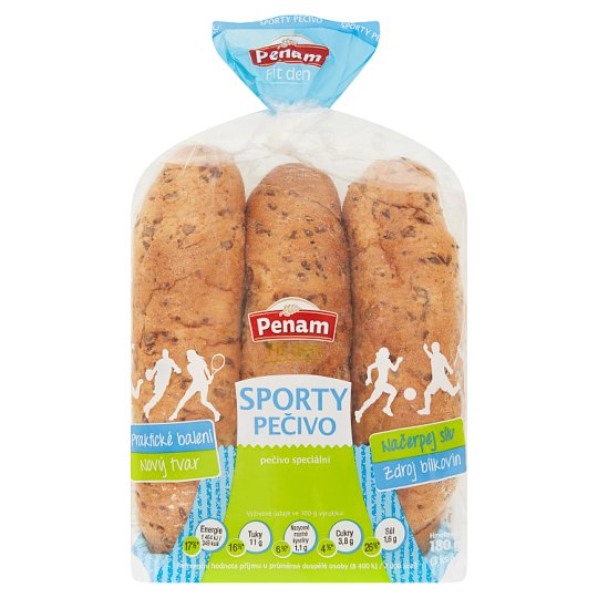 Penam Fit den Sporty pečivo 180g