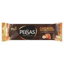Prima Pegas Premium karamel & glazované lískové ořechy v čokoládě 100ml