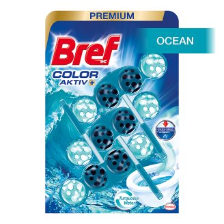 Bref Turquoise Aktiv Ocean tuhý WC blok 3 x 50g