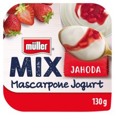 Müller Mix Jogurt s mascarpone a jahodami 130g