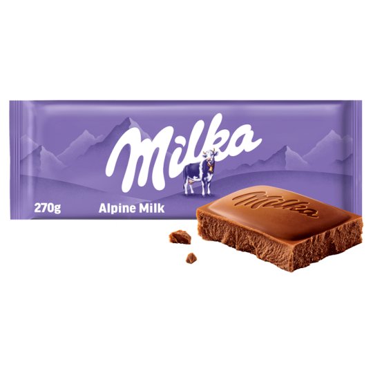 Milka Mléčná čokoláda z alpského mléka 270g